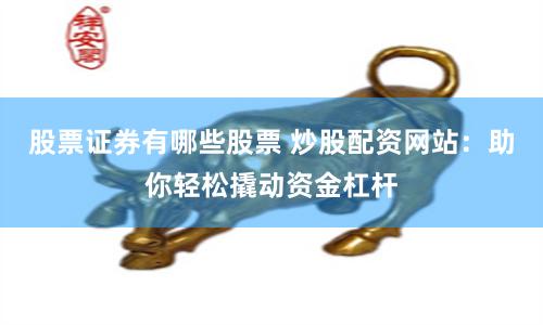 股票证券有哪些股票 炒股配资网站：助你轻松撬动资金杠杆